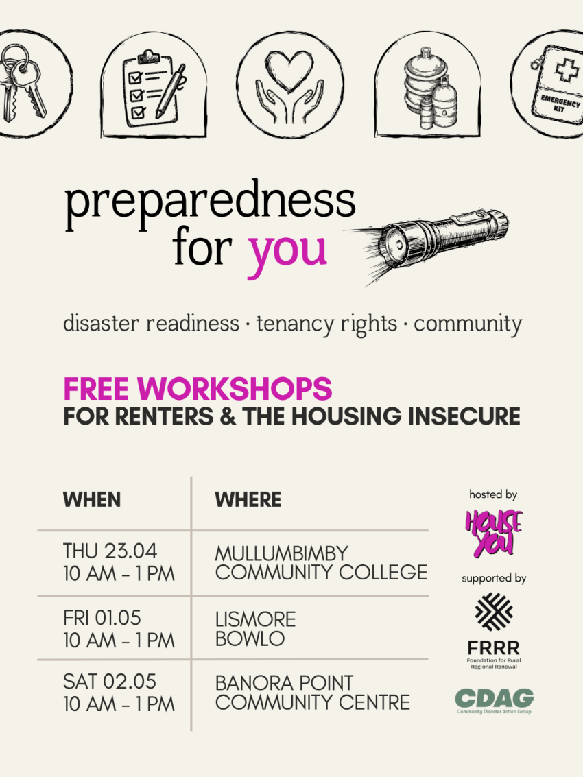 Preparedness For You workshop poster