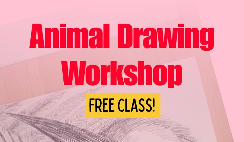 Artwork and graphic for event Animal Drawing Workshop – Free class! 2pm 04/04/2026 ECNT Nightcliff Space, 4 Pavonia Pl, Nightcliff NT 0810