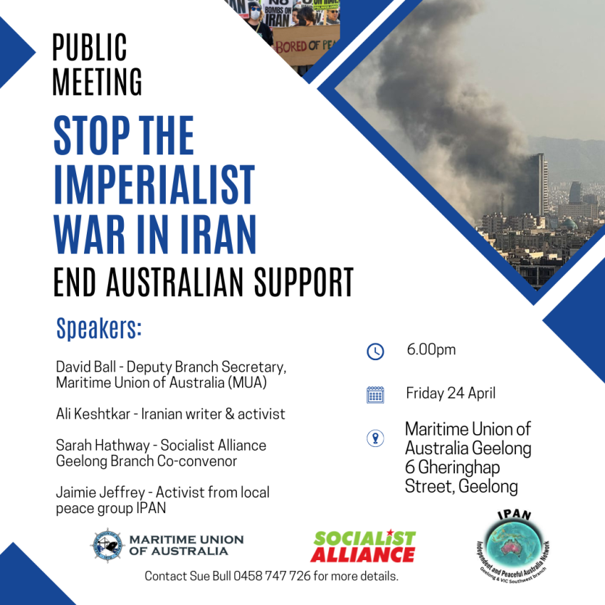 Stop the Imperialist War in Iran