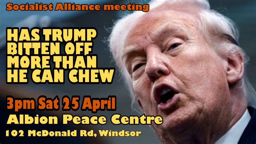 Socialist Alliance meeting