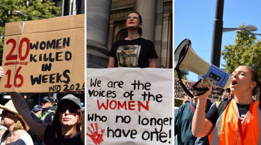 adelaide rally against violence