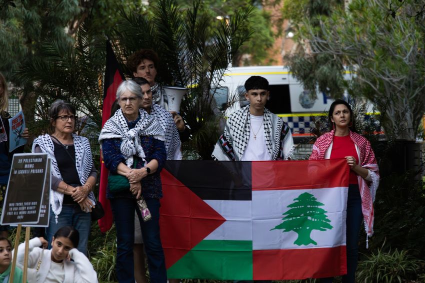 palestine prisoners day rally perth