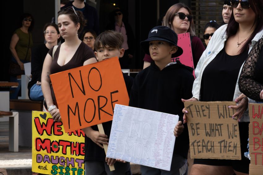perth rally against domestic and sexual violence