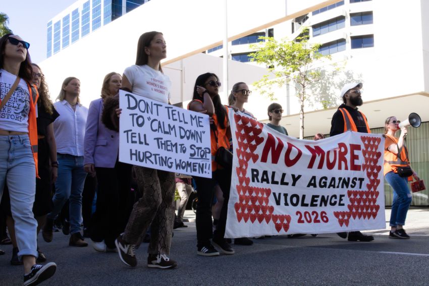 perth rally against domestic and sexual violence
