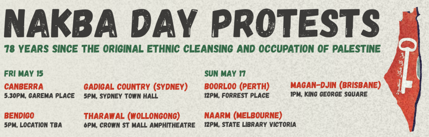 nakba day protests