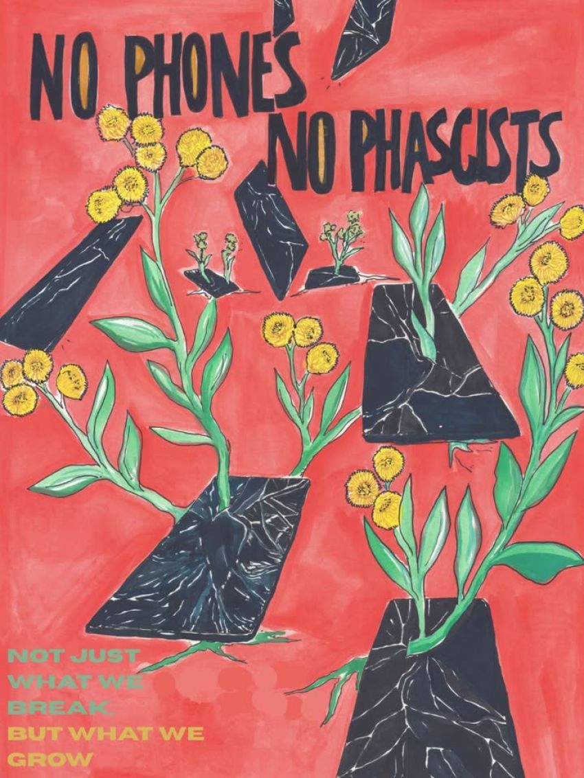 No Phones, No Phascists - 29 May - Counter cultural convergence in Holland Park West