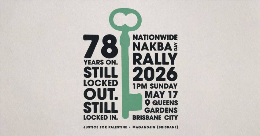 Nakba rally and commemoration