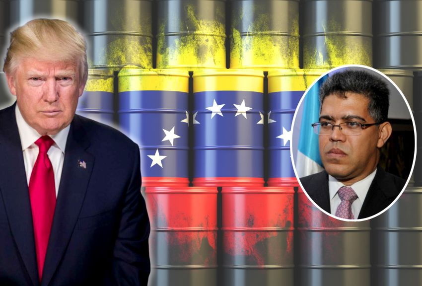 Donald Trump and Elias Jaua