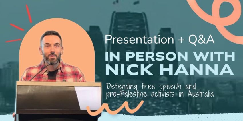 Artwork and graphic for event In person with Nick Hanna, presentation + Q&A, 3pm-5pm 13/06/2026 Kino Cinema, 45 Collins St, Melbourne VIC 3000