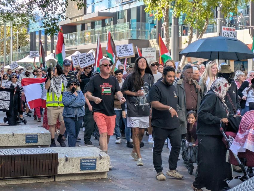 Perth palestine rally