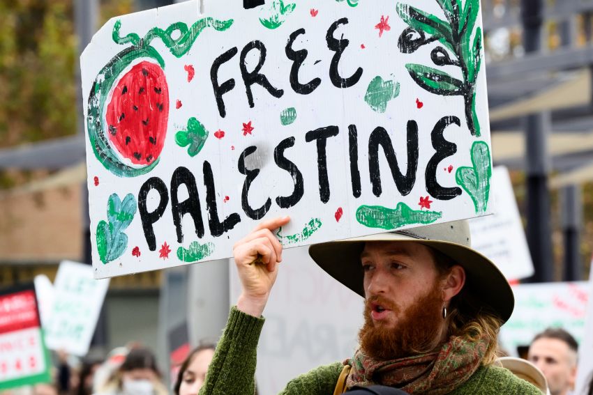 Hobart Palestine rally