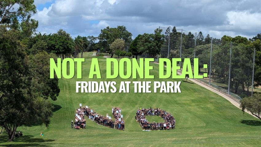 Artwork and graphic for event Not A Done Deal: Fridays at the Park