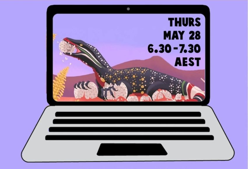 Artwork and graphic for event Webinar: Learn more about Close Pine Gap, Sacred Land Back Convergence, 6:30pm-7:30pm AEST online with Zoom (register to get the Zoom link)