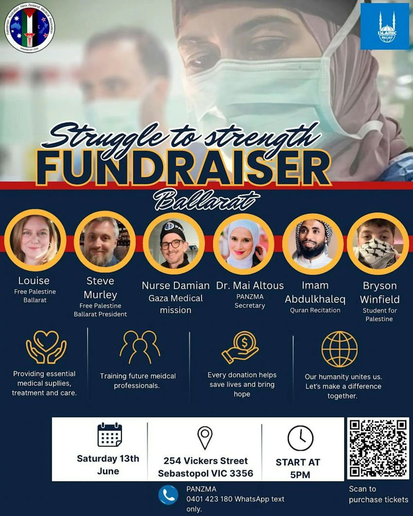 Artwork and poster for event Stuggle to Strength Fundraiser, 5pm-9pm 13/06/2026 254 Vickers St, Sebastopol VIC 3356