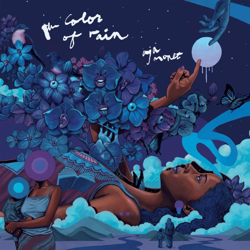 AJA MONET - THE COLOR OF RAIN album artwork