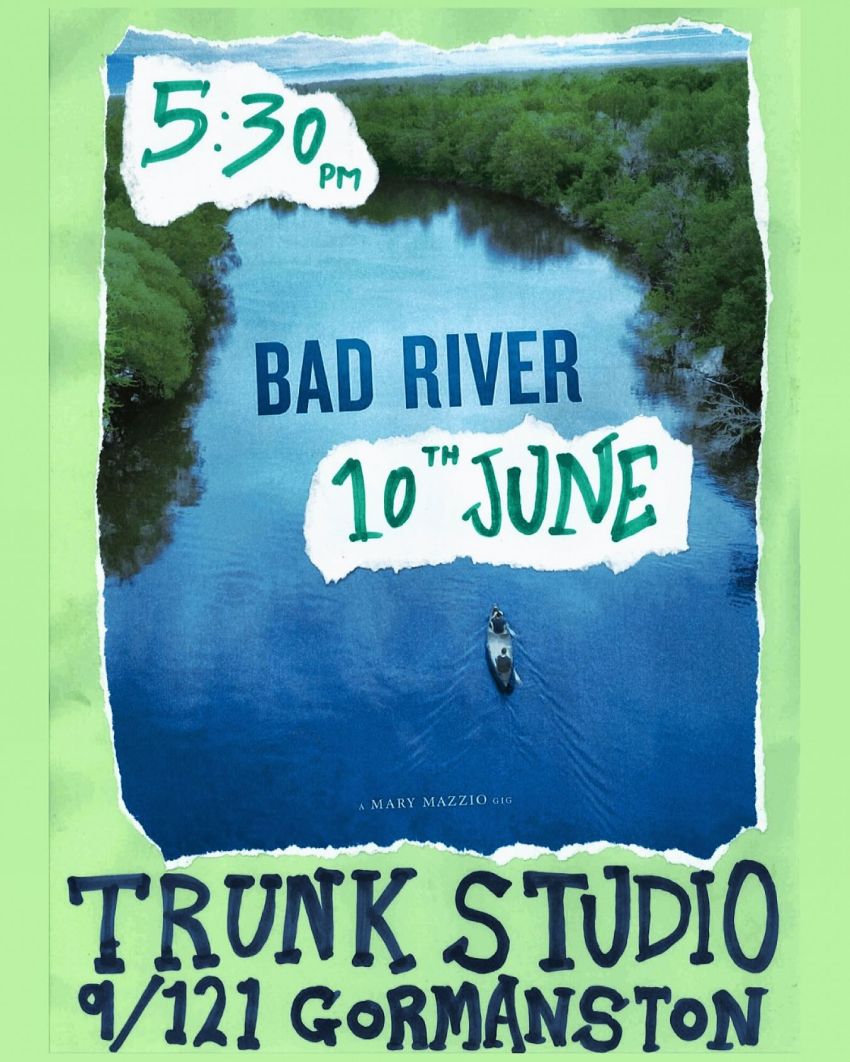 Artwork for event Film screening: Bad River, 5:30pm 10/06/2026 Trunk Studio, 9/121 Gormanston Rd Derwent Park TAS 7009