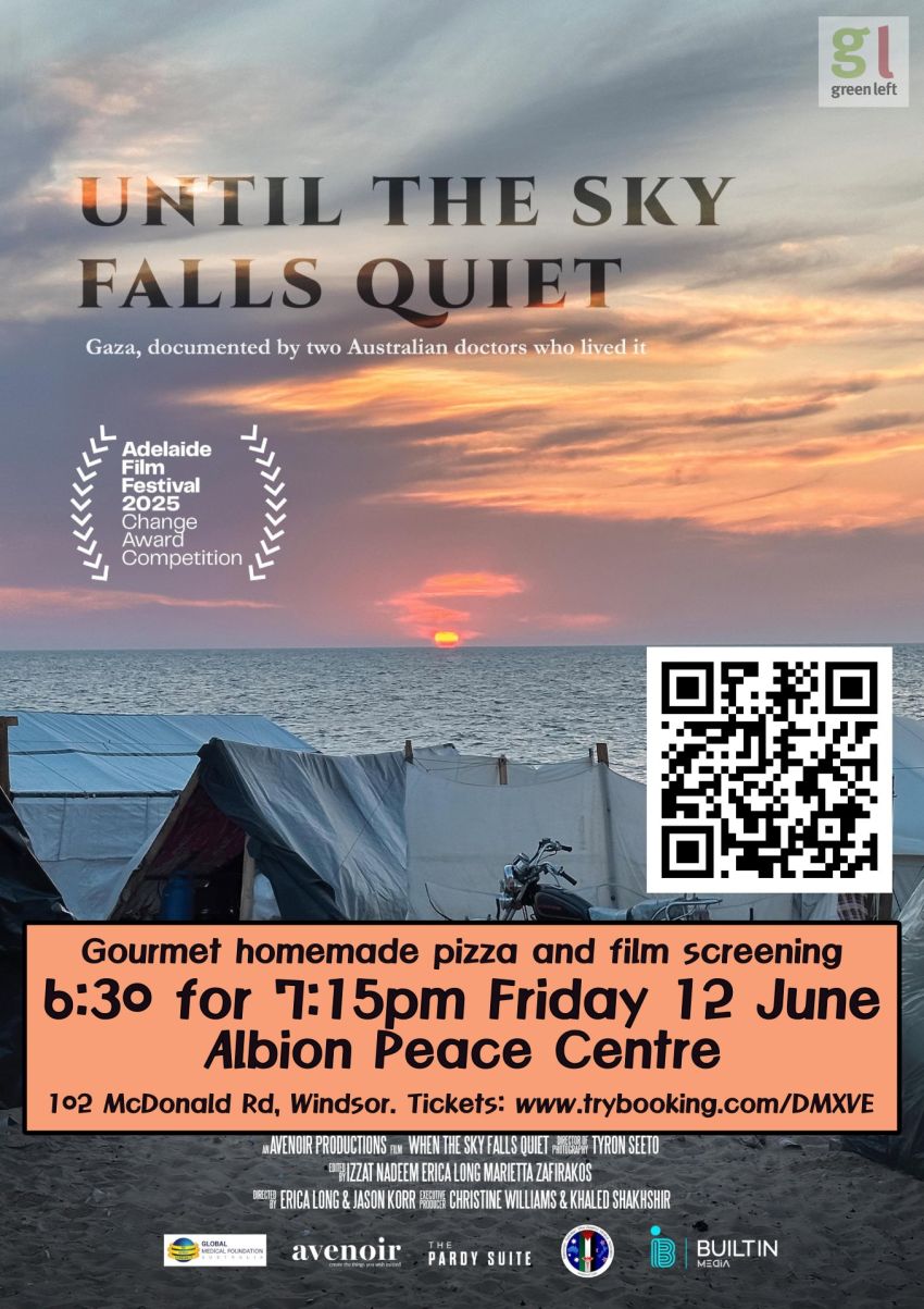 Pizza and film: Until the Sky Falls Quiet