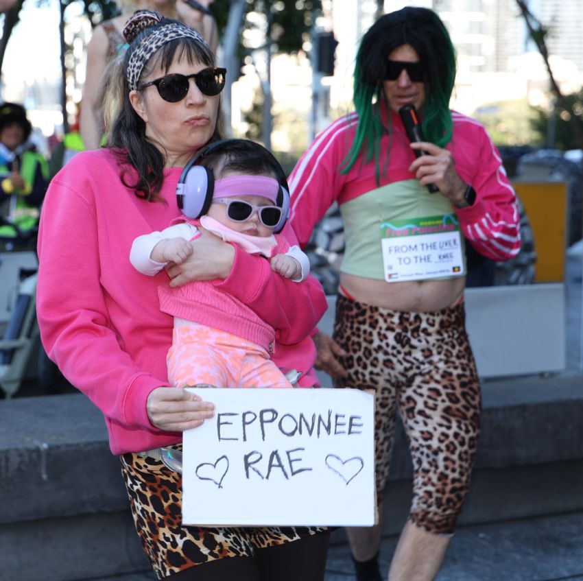 Epponnee Rae joins the fun run