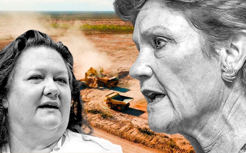 pauline hanson and gina rinehart mining