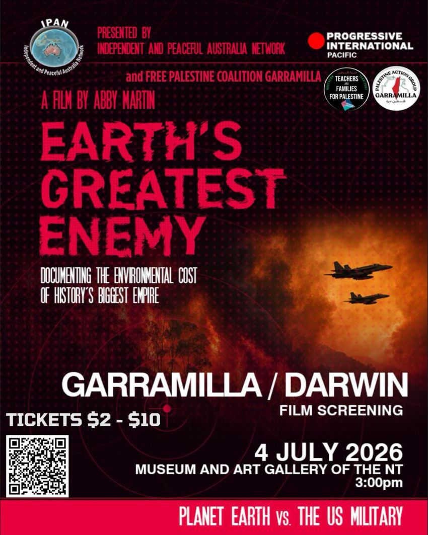 Artwork and poster for event "Film screening: Earth's Greatest Enemy" 3pm-5pm 04/07/2026 Museum and Art Gallery of the Northern Territory, 19 Conacher St, The Gardens NT 0820