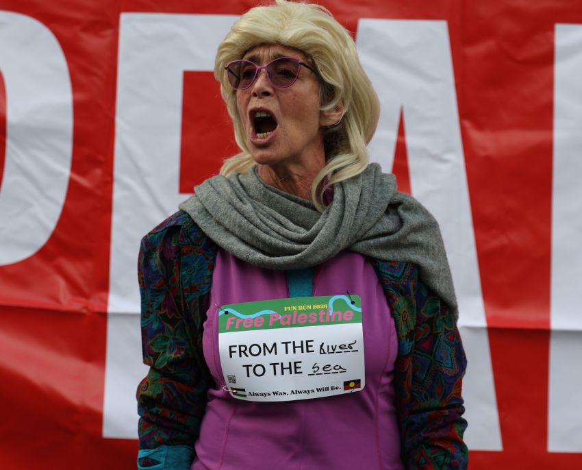 Reminder of last week's fun run to poke fun at the laws
