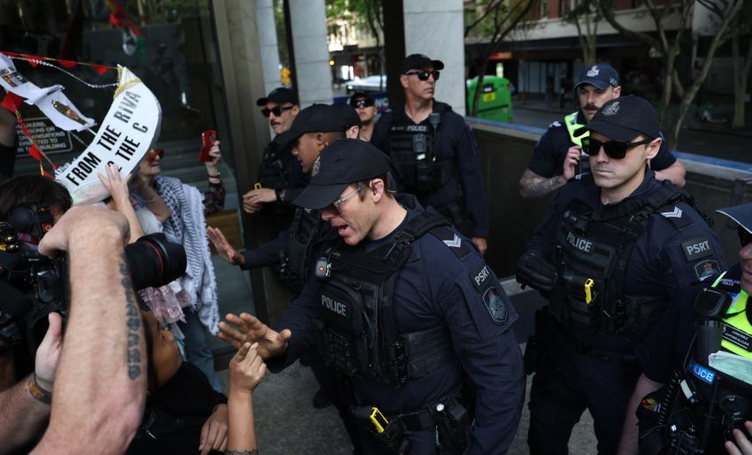 Police used heavy handed tactics to enforce an undemocratic law