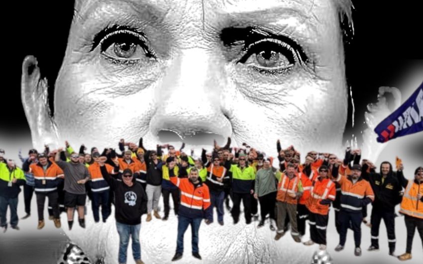 Pauline Hanson workers taking action
