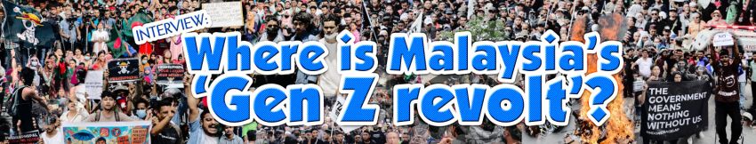 collage of Gen Z protest photos