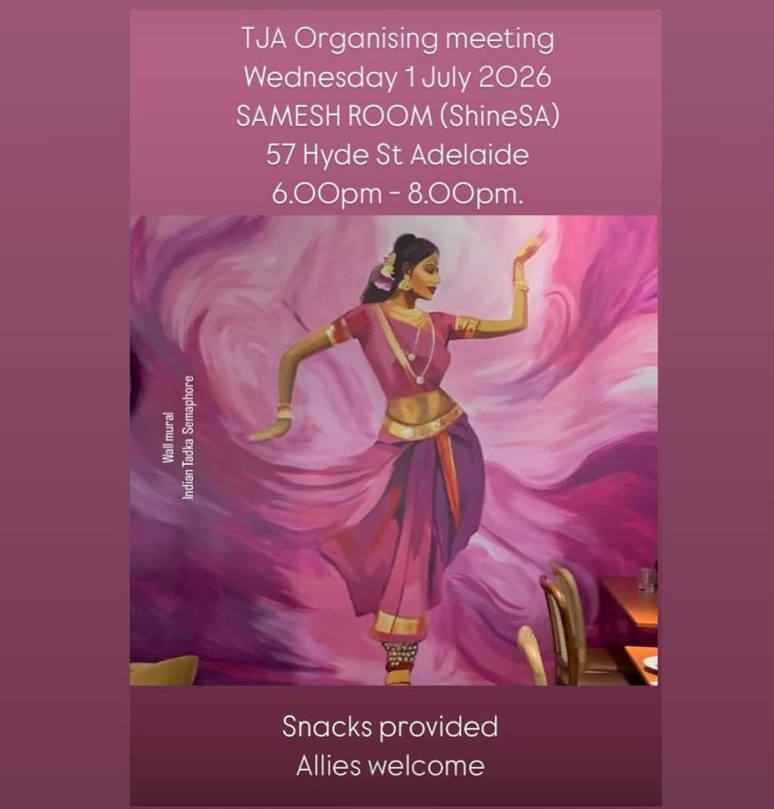 Artwork and poster for event "Trans Justice Adelaide Meeting" 6pm-8pm 01/07/2026 SAMESH ROOM (ShineSA) 57 Hyde St, Tarntanya SA 5000
