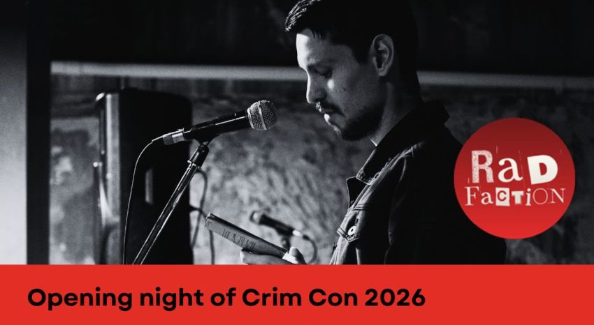 Artwork and image for event "Crim Con 2026 opening night: We Are More Than What They Did To US" 6pm-9pm 26/06/2026 The Exchange, 55 Exchange Pl, Tarntanya SA 5000