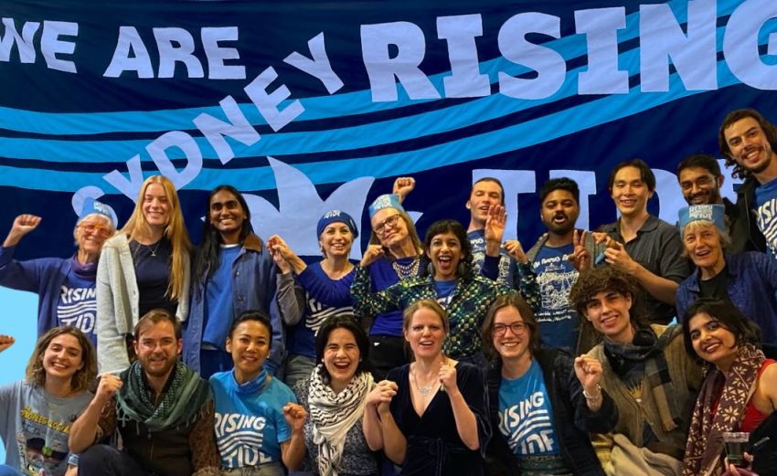 Group photo at Rising Tide Gadigal/Sydney Hub event