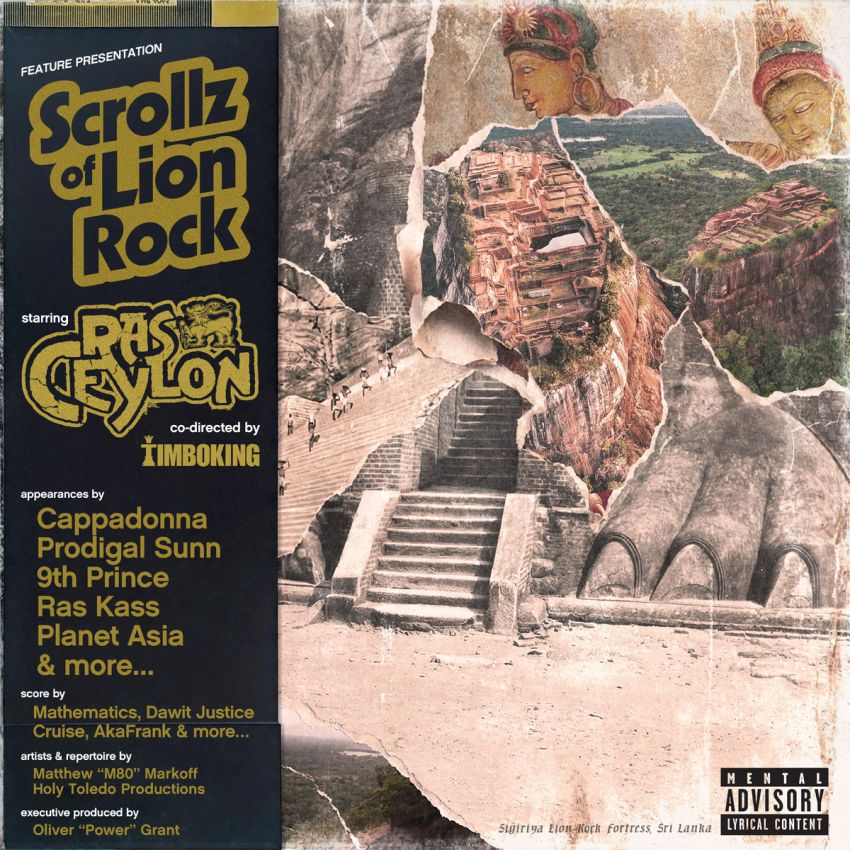 RAS CEYLON - SCROLLZ OF LION ROCK album artwork
