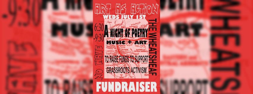 Artwork and image for event "NO WAVE – Art As Action Fundraiser" 6:30pm-9:30pm 01/07/2026 Wheatsheaf Hotel, 39 George St, Thebarton SA 5031
