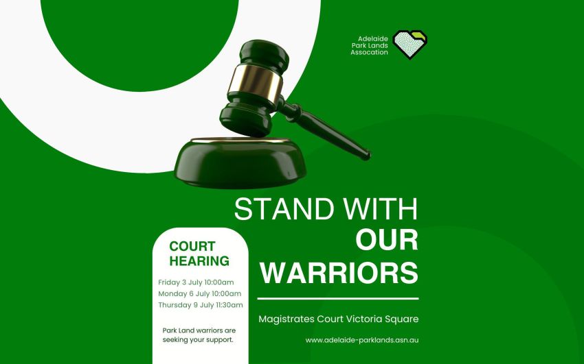 Stand With Our Warriors at Adelaide Magistrates Court