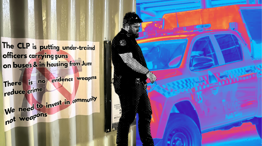 the nt clp government is putting armed officers on buses
