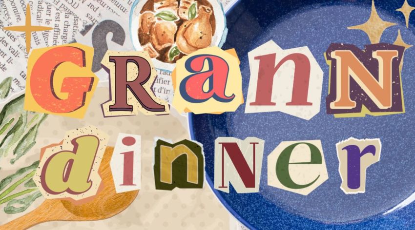 Artwork and image for event "GRANN Dinner" 5pm-9pm 04/07/2026 Kathleen Syme Library Multipurpose Room 2, 251 Faraday St, Carlton VIC 3053