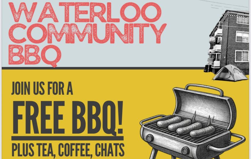 Artwork and image for event "Defend Waterloo community BBQ" 3pm 01/07/2026 Dobell Building Community Hall, Waterloo NSW 2017