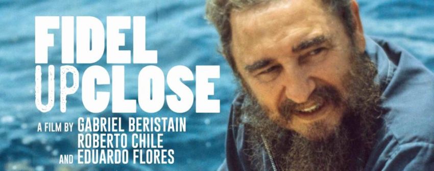 Artwork for documentary film Fidel Up Close