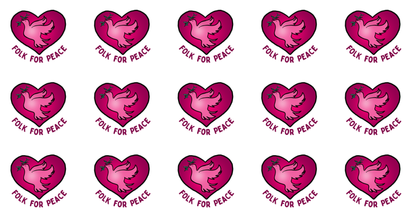 Folk For Peace logo texture