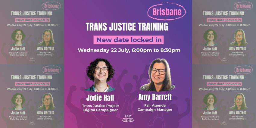 Artwork and image for event "Workshop: How to resist the right’s attempts to divide feminists on trans justice" 6pm-8:30pm 22/07/2026 Magan-djin, location shared upon registration