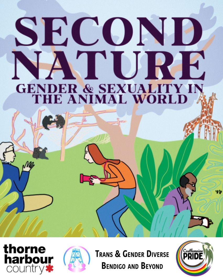 Artwork and image for event "Community screening: Second Nature" 6:30pm-9pm 14/07/2026 The Phee Broadway Theatre, 212 Barker St, Castlemaine VIC 3450
