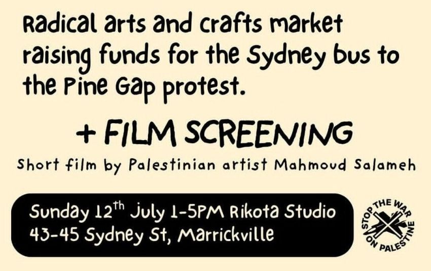 Artwork and graphic for event "Radical Arts and Crafts Market" 1pm-5pm 12/07/2026 Rikota Studio, 43-45 Sydney St, Marrickville NSW 2204