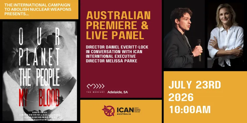 Artwork and image for event "Australian Premiere: 'Our Planet, The People, My Blood' documentary" 10am-12pm 23/07/2026 The Mercury, 13 Morphett St, Adelaide SA 5000