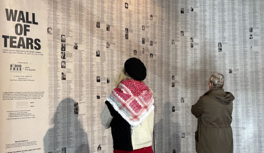 Wall Of Tears on exhibit