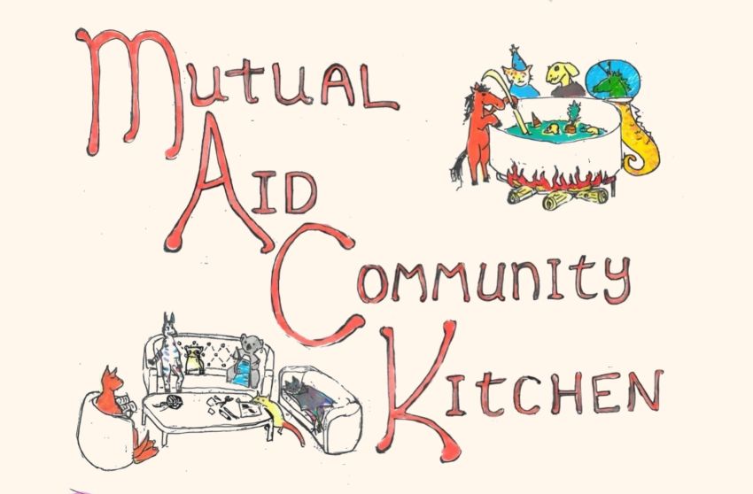 Artwork and image for event "Mutual Aid Community Kitchen" every Sunday 12pm-3pm Mathers House, 108-110 Bathurst St, Nipaluna Lutruwita 7000