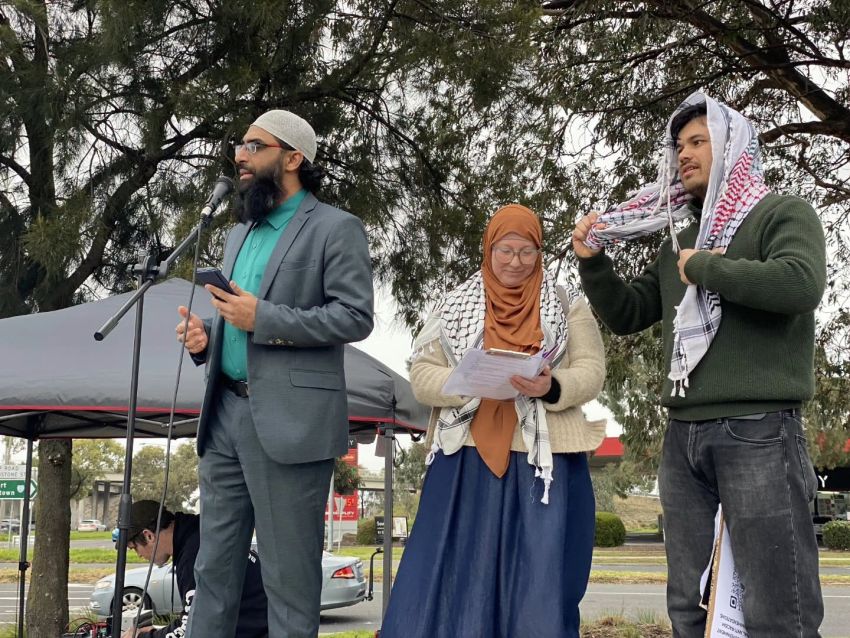 anti-racist rally
