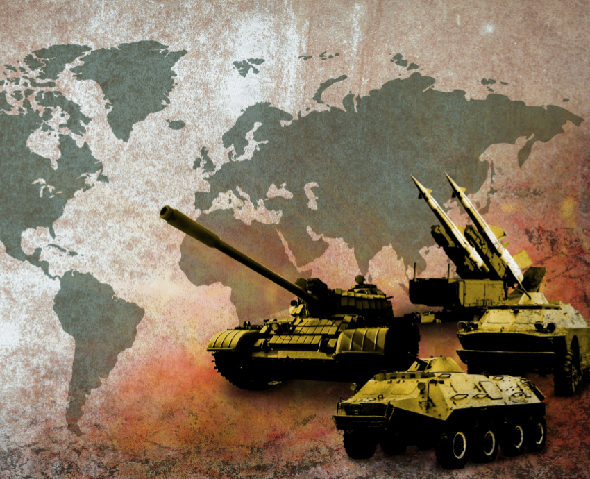 map of the world tanks and missiles