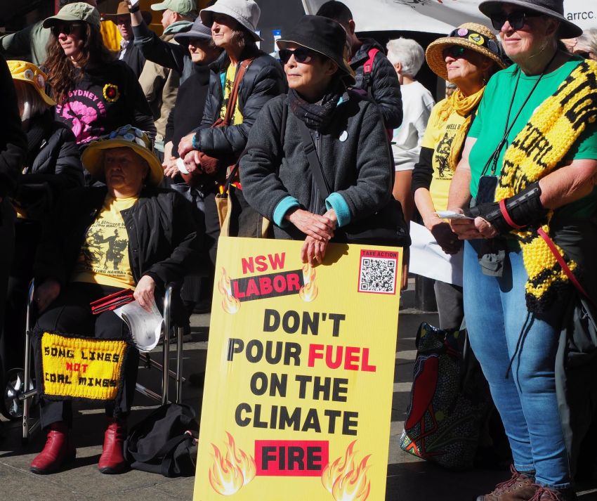 climate protest PB