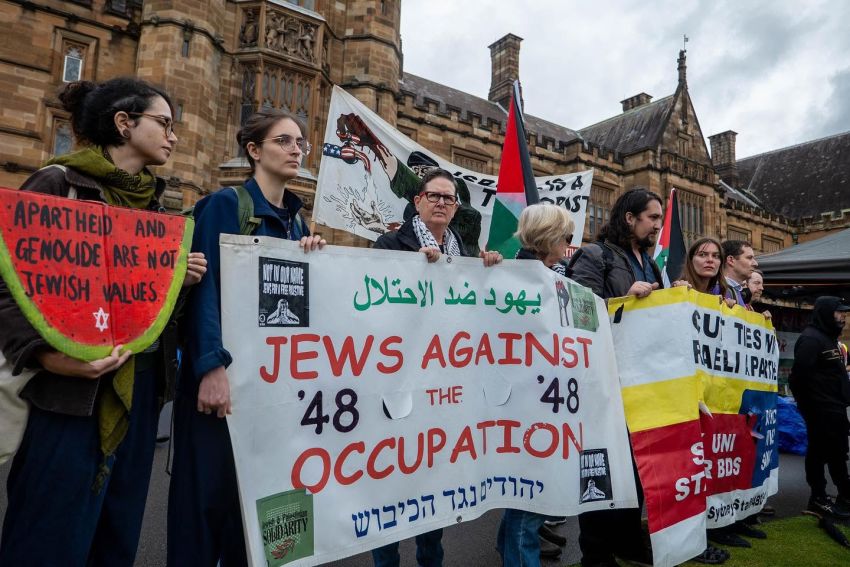 jewish activists defend the usyd solidarity encampment