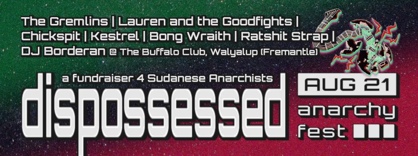 Dispossessed Anarchy Fest August 21 Banner
